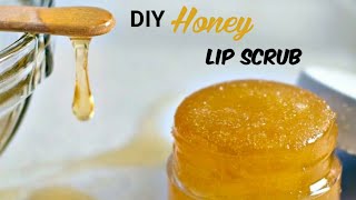 DIY Lip Scrub for Pigmentation/Dark/Chapped Lips | Lighten Dark Lips Naturally | Sugar Honey Scrub