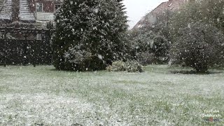 Schnee und Hagel Wintereinbruch am 24.04