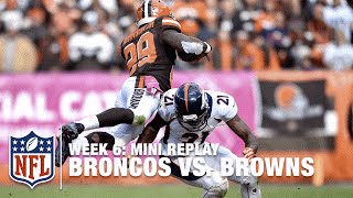 Broncos vs. Browns (Week 6) | Peyton Manning vs. Karlos Dansby Mini Replay | NFL Films