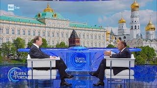 L'intervista esclusiva al nuovo ambasciatore russo - Porta a porta 05/10/2023