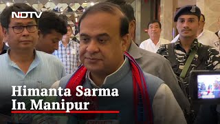 "Will Report Manipur Situation To Amit Shah": Himanta Sarma After Meeting Biren Singh