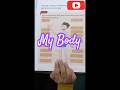 My Body parts - Learn with Saanidhya #shorts #trending #learning#evs#gk #youtubekids