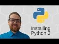 Python 3 Basics (1/34) -  Installing Python 3