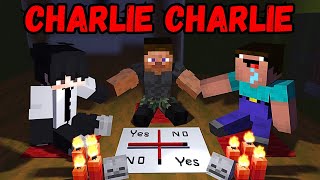 CHARLIE CHARLIE in HAUNTED HOUSE ! THE END ! Minecraft video