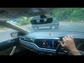 volkswagen virtus gt drive through agumbe ghat pov raw audio