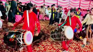 Amazing Dhol Dance 3 Boys Playing Dhol Beautifully 03441181365 #trending #amazing