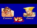 tas super street fighter 2 arcade cps2 e.honda full perfect