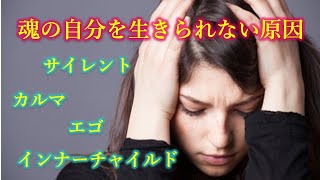 魂の自分を生きられない原因とは？カルマ、インナーチャイルド、エゴ、サイレント