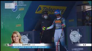 Ski WM 2021: Super G der Damen - 3. Platz Mikaela Shiffrin
