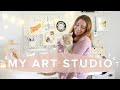 Art Studio Tour 2021 ♡ Artist Studio Organization Inspiration