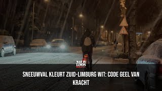 SNEEUWVAL KLEURT ZUID-LIMBURG WIT: CODE GEEL VAN KRACHT