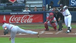 STL@ATL: Garcia singles to center field, plates Bourn