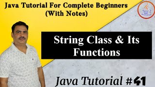 String Class & Its Functions || Basic Understanding Of Java || By Harvinder Singh