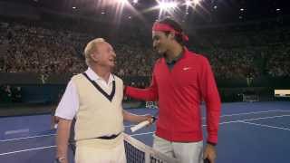 A Legendary Warm-Up With Federer & Laver | Australian Open