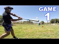 WIFFLE BALL WITH GABE! | Wiffle Ball #1