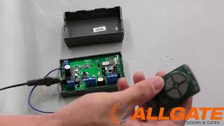 PTX 5 Remote programming instructions by Allgate