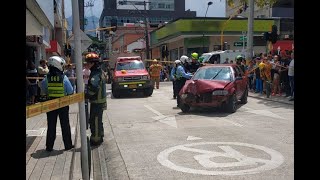 Buscan a conductor que arrolló a seis personas en accidente de tránsito en Itagüí