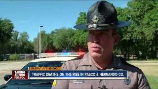 Traffic deaths on the rise in Pasco and Hernando Co.