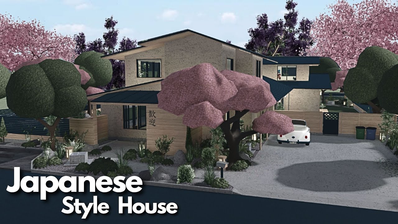 Bloxburg Japanese Style Family Home Roblox House Build Tour Youtube