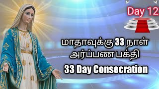 மாதாவுக்கு 33 நாள் அர்ப்பண பக்தியின் 12ம் நாள் || 12th day of 33 Day Consecration to IHM