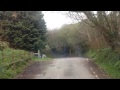 the road from new quay to cei bach over the bridge 13 4 15