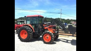 SOLD--Kubota M9000 Tractor 4X4 \u0026 Loader $29150 Ph 270-524-0385