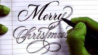 How to write Merry Christmas in style | Christmas stylish writing| Christmas grettings| Calligraphy