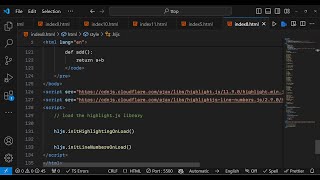 Javascript Highlight.js Syntax Highlighter Example to Highlight Source Code in Browser Full Example