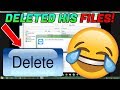 SCAMMER RAGES WHEN I DELETE HIS FILES!