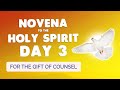 🙏 NOVENA to the HOLY SPIRIT Day 3 🔥 Prayer for the GIFT of COUNSEL