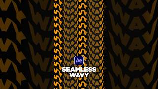 Create Seamless Wavy Text in After Effects #tutorial