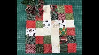 Scrappy Christmas Block Week 11 and Free Quilt Pattern