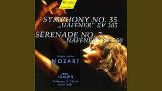 Serenade No. 7 in D Major, K. 250, \