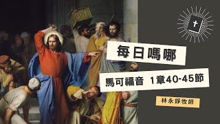 每日嗎哪【馬可福音 1章40-45節】