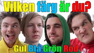 Vilken färg är du? (Del 1) Fritiden