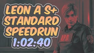 Resident Evil 2 Remake - Leon A Speedrun - 1:02:40