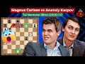 Magnus Carlsen vs Anatoly Karpov | International Chess Match 2008!