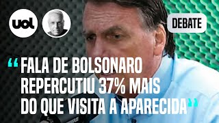 Tema de 'Bolsonaro e pedofilia' dominou WhatsApp; repercussão superou visita a Aparecida, diz Toledo