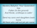 17842 Peter Tosh - Mystery Babylon Lyrics
