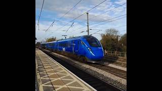 Lumo's Bright Blue Class 803 High Speed Train, On Route To London #class803 #lumo #expresstrain