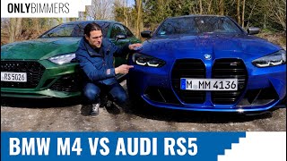 all-new BMW M440i 4-Series Convertible comparison test vs Audi S5