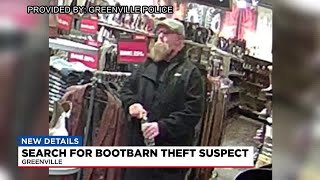 Search for Bootbarn suspect in Greenville County