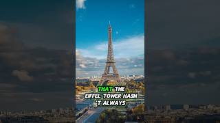 Did you know that the Eiffel Tower hasn’t always been gray? #shorts   #shortsvideo #history #facts