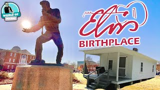 Elvis Presley's Birthplace in Tupelo, Mississippi | Tupelo Hardware and Twin Brothers Grave