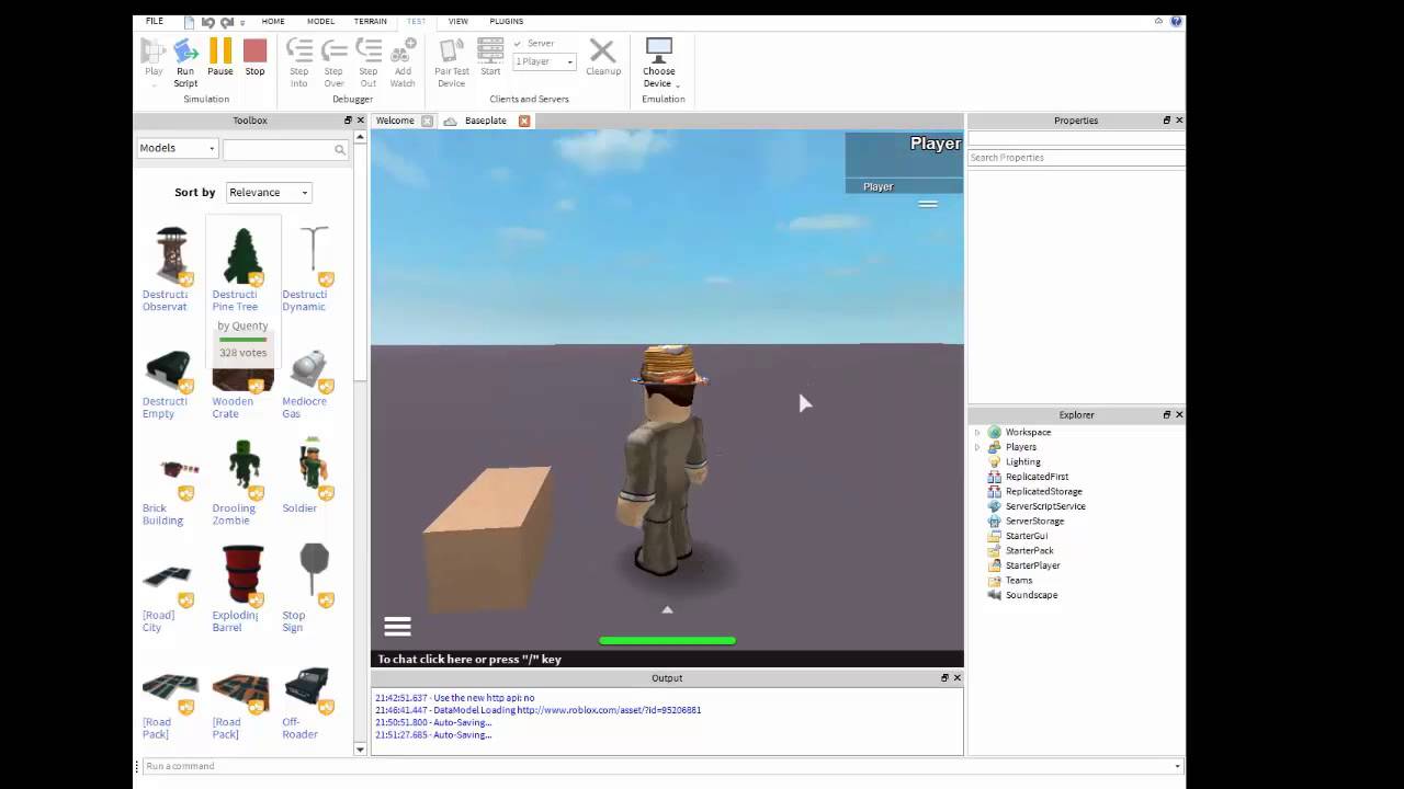 Roblox Studio Tutorial: Basics - YouTube