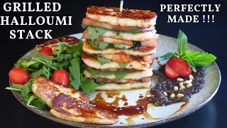 HOW TO MAKE HALLOUMI CHEESE - GRILLED HALLOUMI CHEESE - HALLOUMI CHEESE RECIPE - HALLOUMI CHEESE