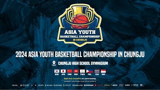 [2024 AYBC] 아시아 유소년 챔피업쉽 농구대회 IN 충주 (ChungJu High School Gymnasium) 17th Qualifying match