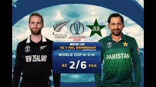 New Zealand target 238 runs to win Pakistan   icc world cup 2019