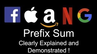 Prefix Sum Clearly Explained