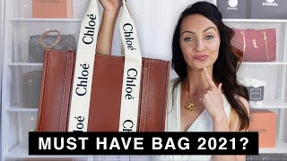 MUST-HAVE DESIGNER BAG 2021? 😮 Chloe Woody Tote Bag Review \u0026 Outfit Styling